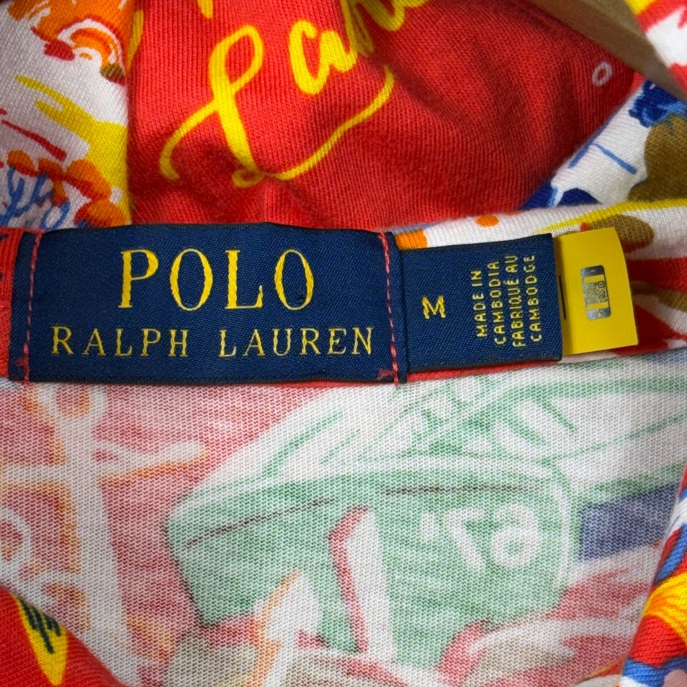 Polo Ralph Lauren Bear Jersey Hooded T-Shirt - Picture 5 of 8